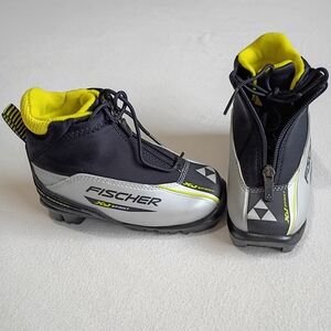 Fischer XJ Sprint Kids Nordic Cross Country Ski Boots Size EU27 US9.5 NNN F-312